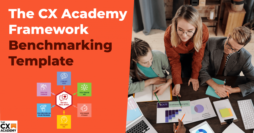 The CX Academy Framework Benchmarking Template Title Image
