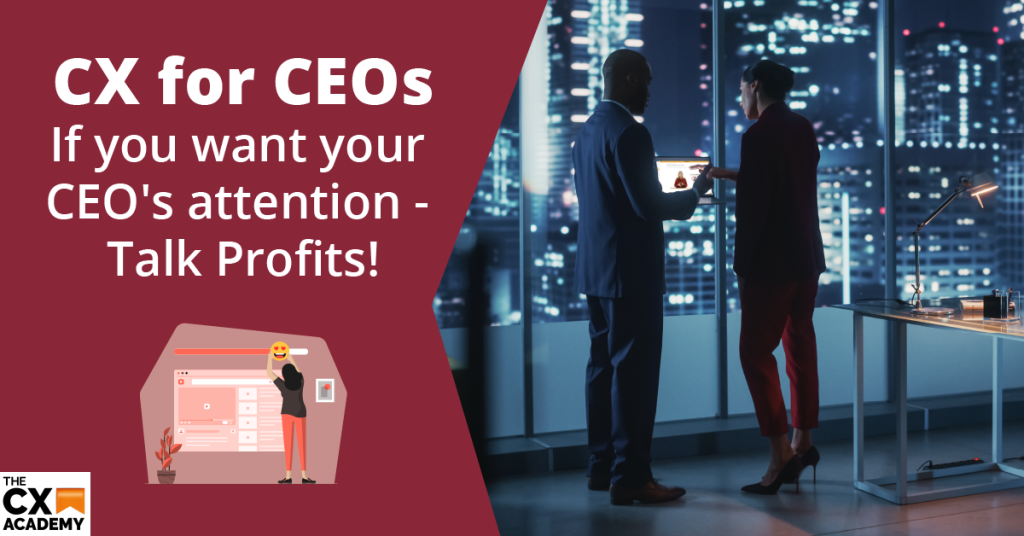 CX for CEO title image